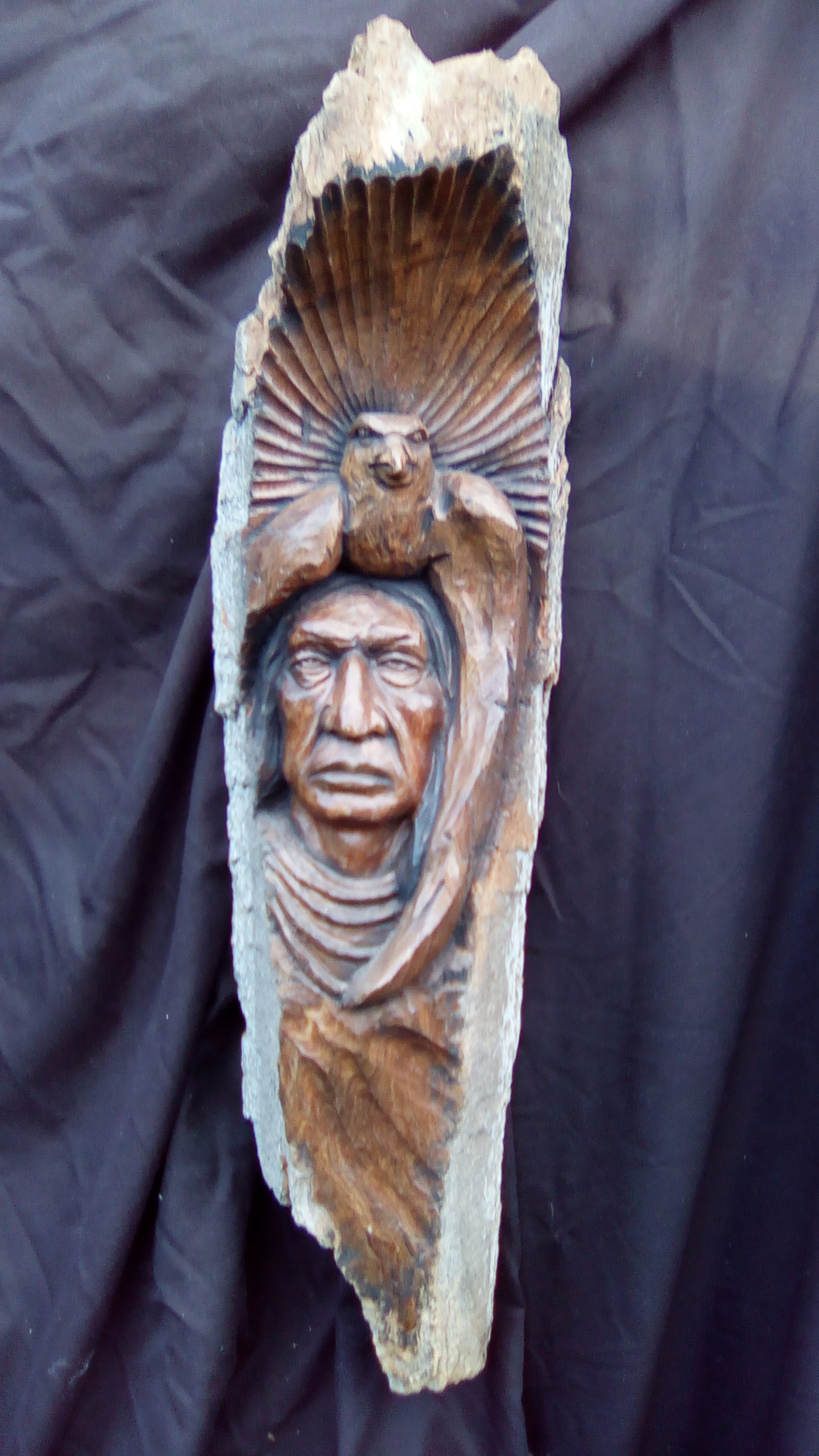 Indian with Eagle