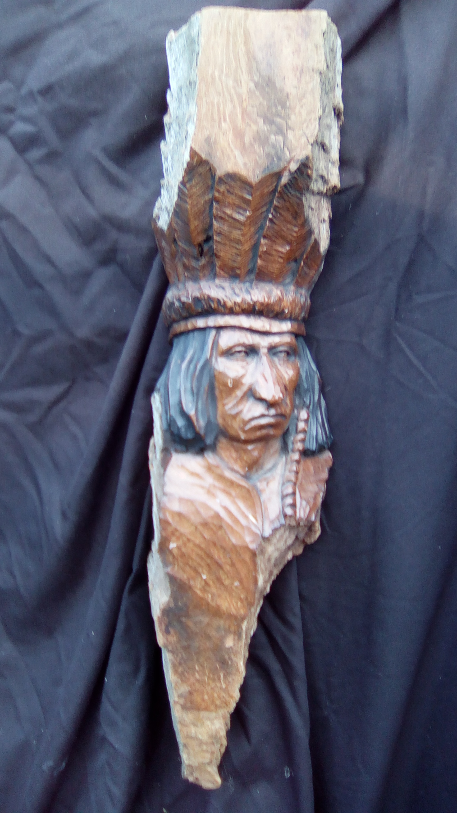 Plains Indian with Upright Bonnet